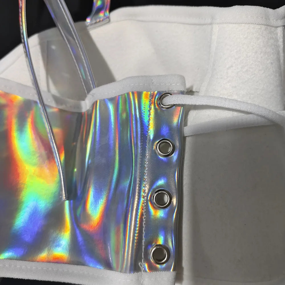Holographic Outfit for Rave - Trendy Set