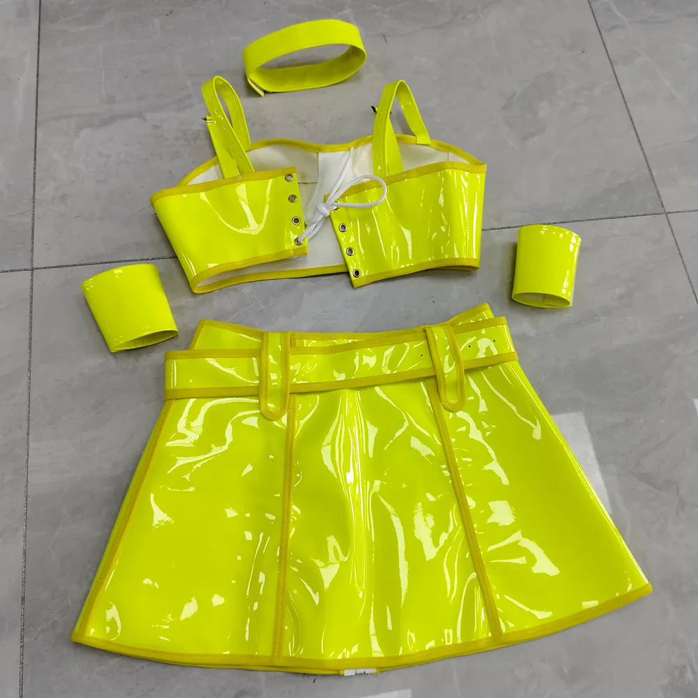 Holographic Outfit for Rave - Trendy Set