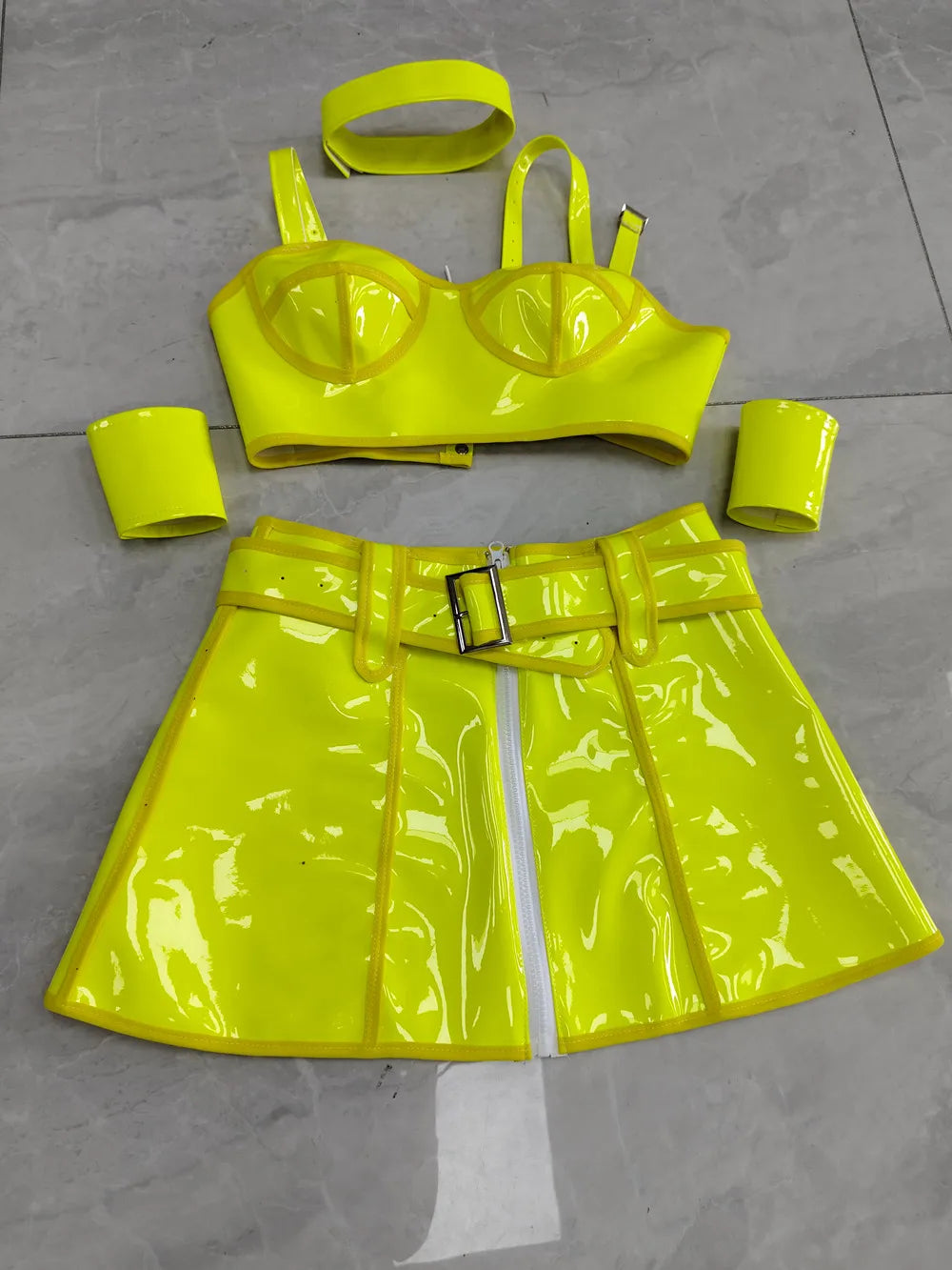 Holographic Outfit for Rave - Trendy Set