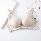 LuckeLadybug push up bra in nude with lace detailing and comfortable design for enhanced bust support