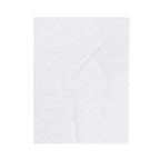 LuckeLadybug all over prints tropical palm print blanket with subtle palm leaf design on white background