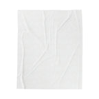 LuckeLadybug tropical palm print blanket in white with subtle palm leaf pattern all over print