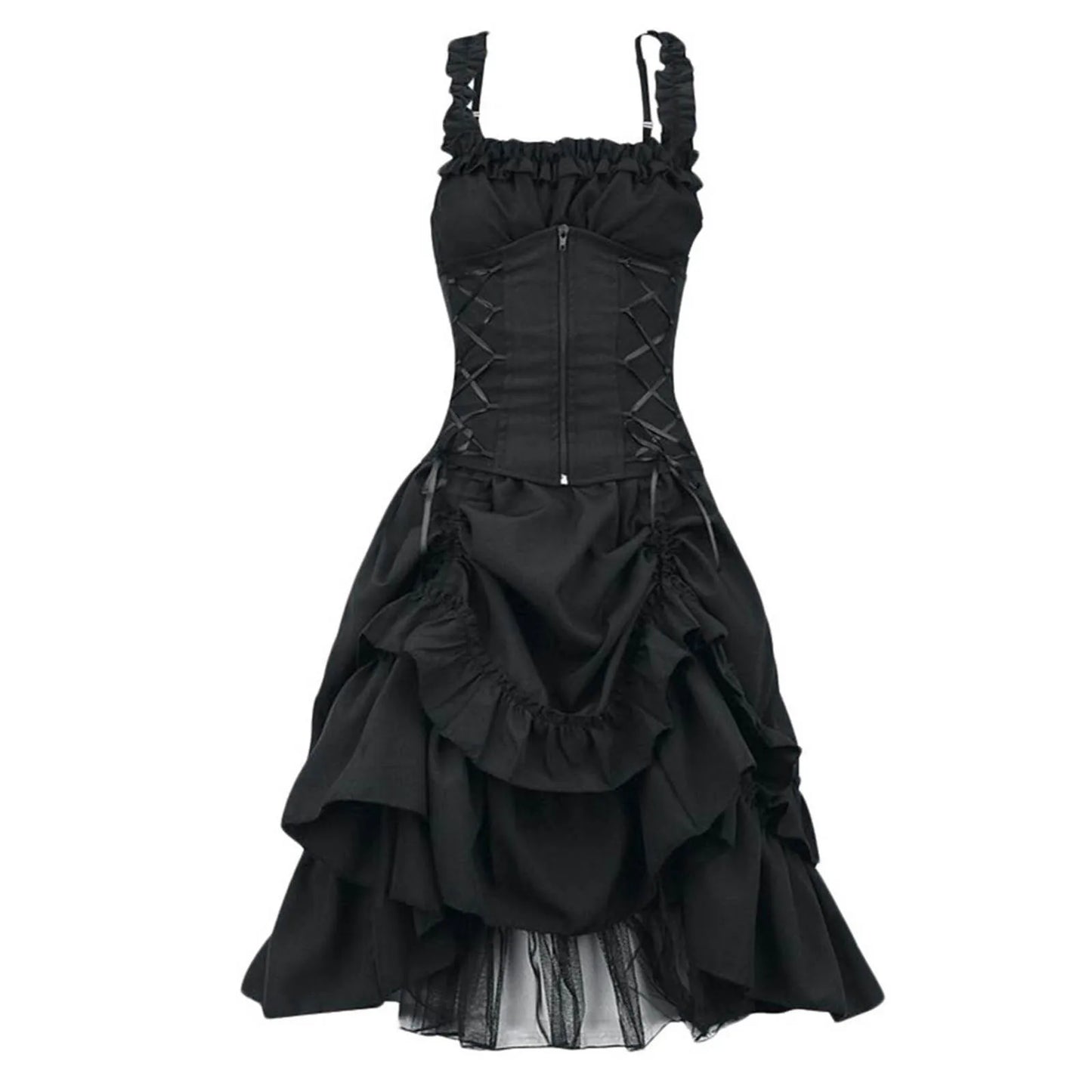 Victorian Gothic Long Dress For Women