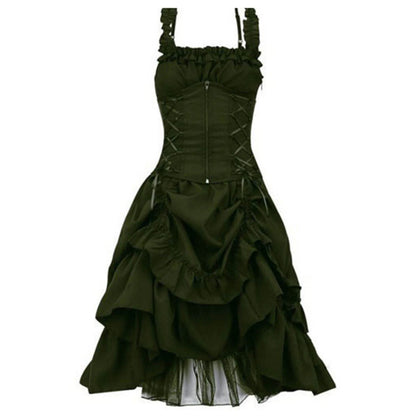Victorian Gothic Long Dress For Women