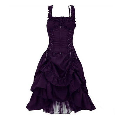 Victorian Gothic Long Dress For Women
