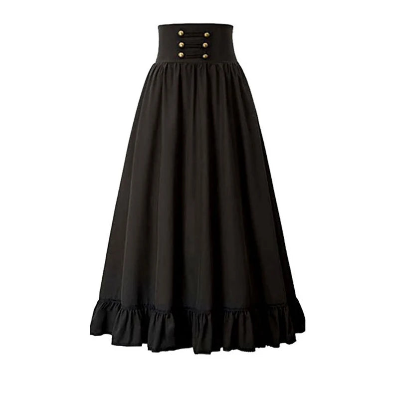 Victorian Maxi Skirt For Women Corset Dress
