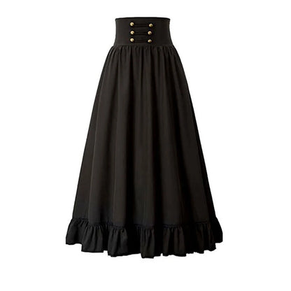 Victorian Maxi Skirt For Women Corset Dress