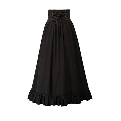 Victorian Maxi Skirt For Women Corset Dress