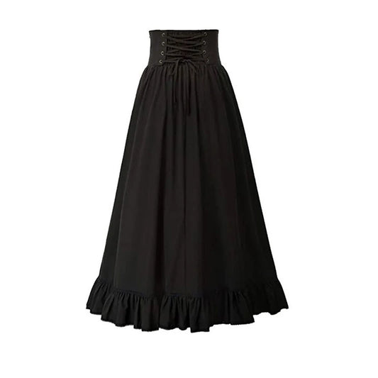 Victorian Maxi Skirt For Women Corset Dress