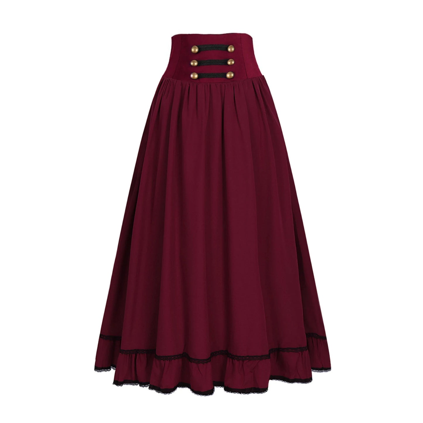 Victorian Maxi Skirt For Women Corset Dress
