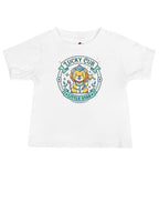 LuckeLadybug vintage graphic tee shirt featuring a cute lion with 'Lucky Cub Little Star' design