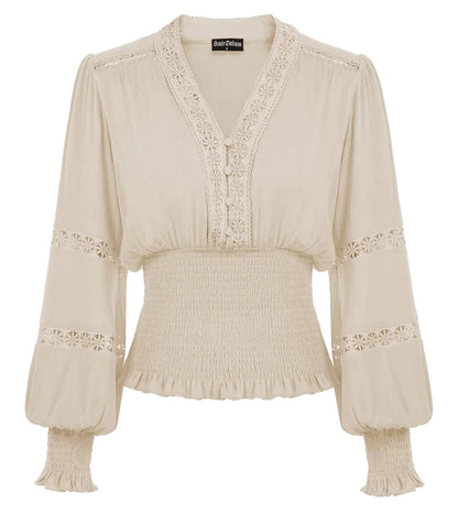 Vintage Renaissance Blouse For Women