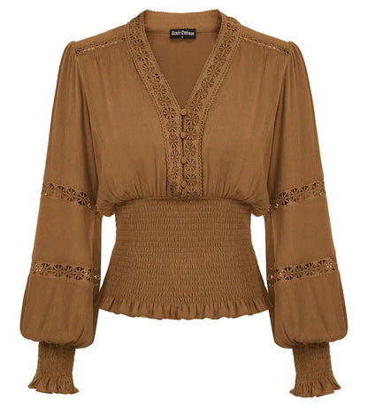 Vintage Renaissance Blouse For Women