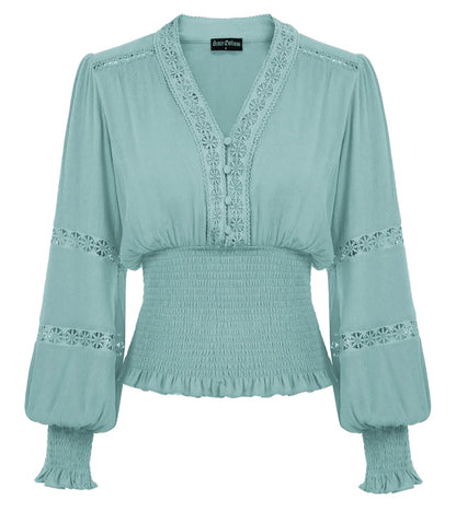 Vintage Renaissance Blouse For Women