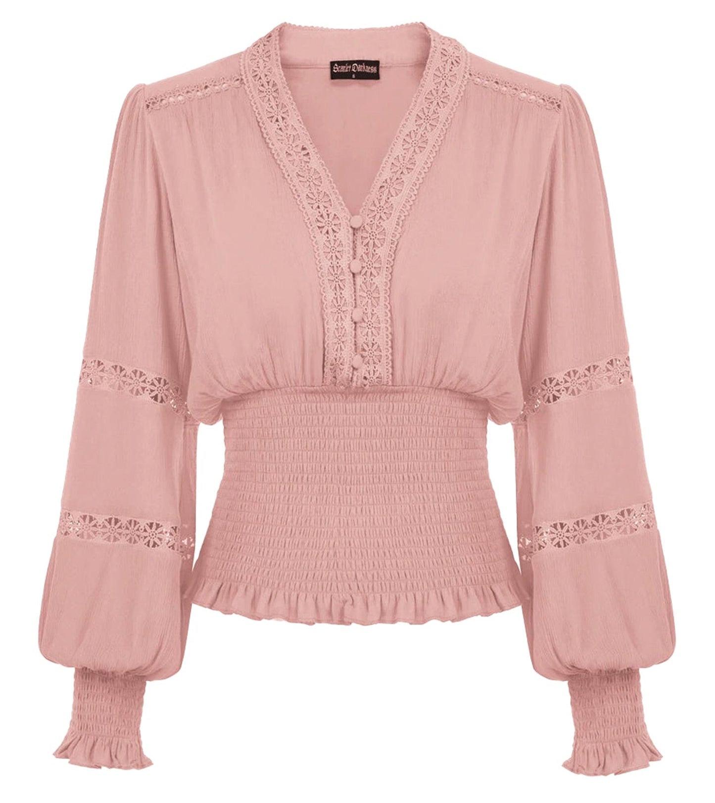 Vintage Renaissance Blouse For Women