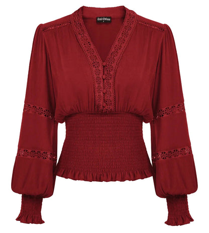 Vintage Renaissance Blouse For Women