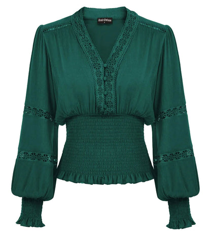 Vintage Renaissance Blouse For Women