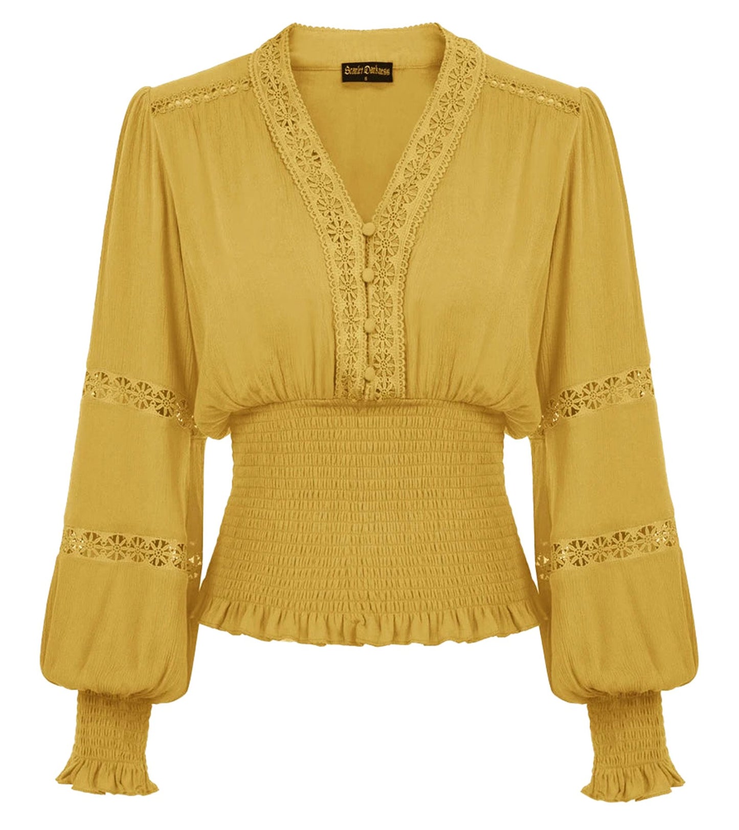 Vintage Renaissance Blouse For Women