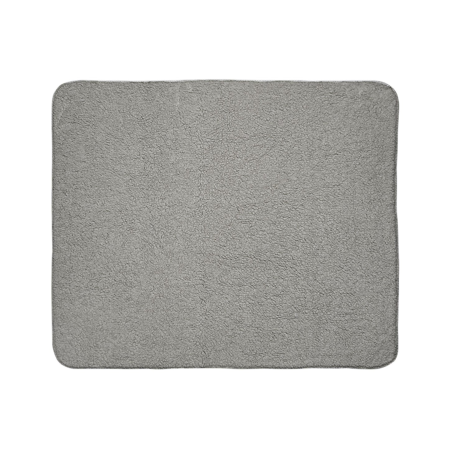 LuckeLadybug soft gray sherpa blanket with plush texture whimsical woodland themed blanket