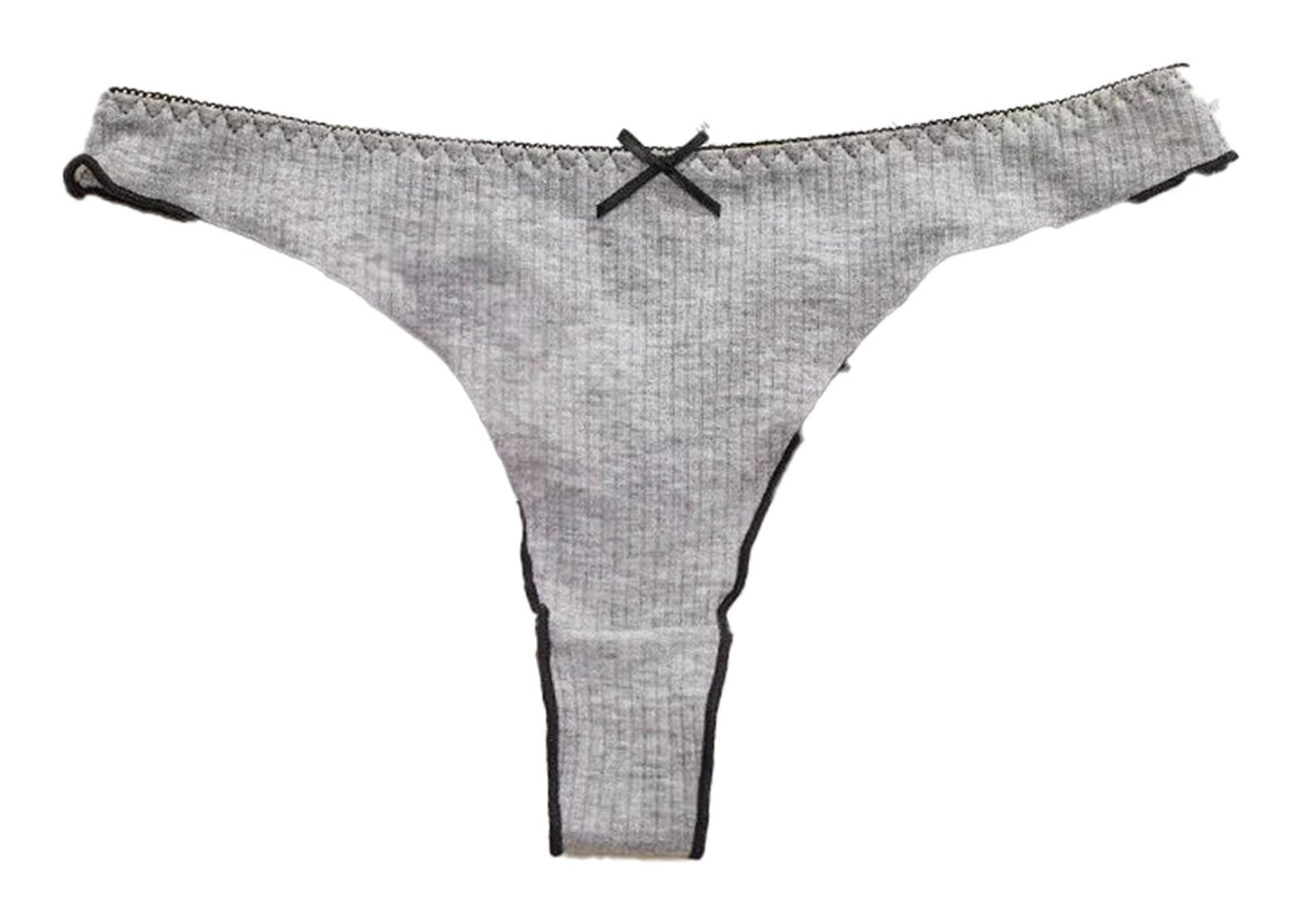 Detail of Women's Cotton Thong Panties Set of 5