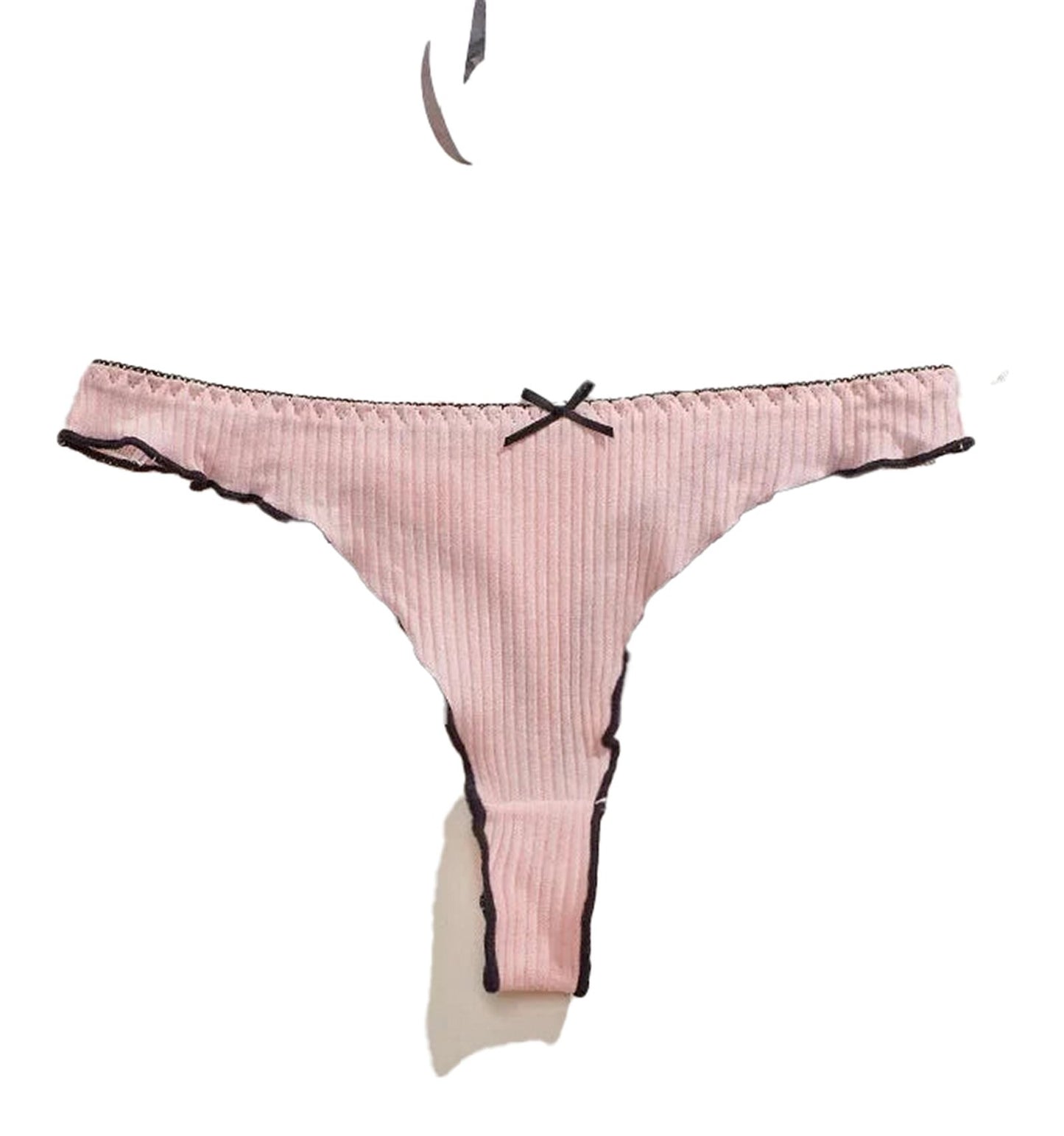 Various Styles of Women's Cotton Thong Panties Set of 5