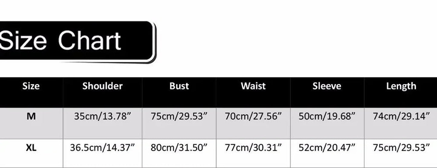Women's Supergirl costume from LuckeLadybug LLC with size chart details for perfect fit