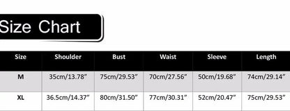 Women's Supergirl costume from LuckeLadybug LLC with size chart details for perfect fit