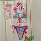 Women's Swimwear Bathing Suits with Cute Print