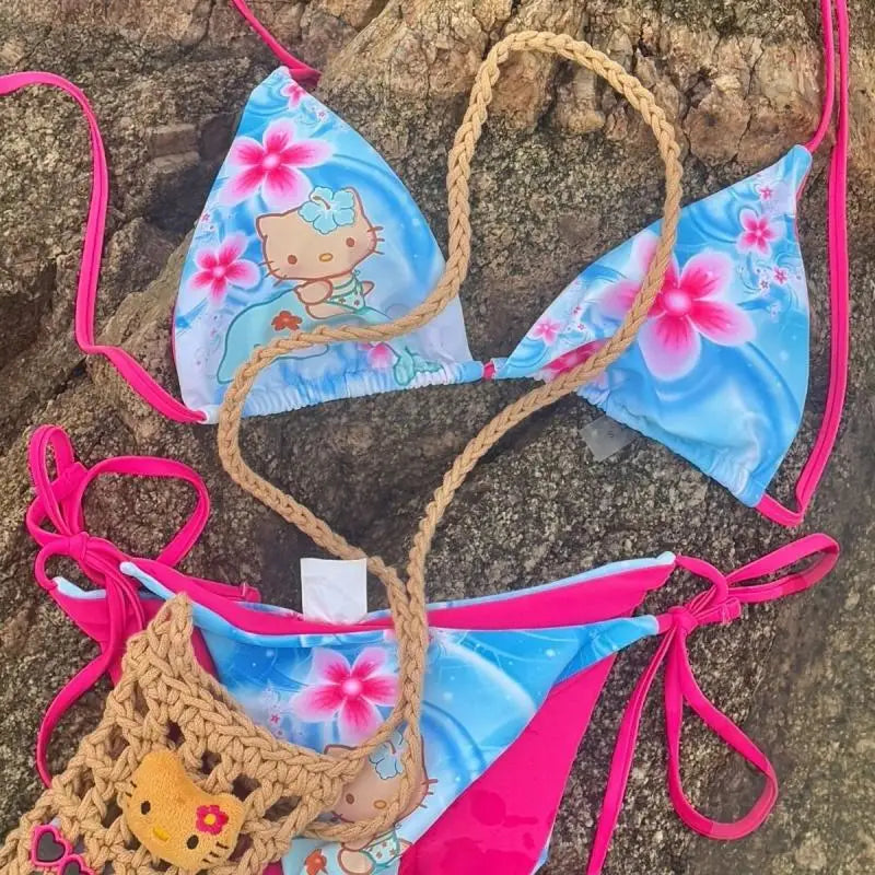 Women's Swimwear Bathing Suits with Cute Print