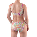 LuckeLadybug Bikini in Floral Design, Perfect for Women's Beachwear Dresses Styles