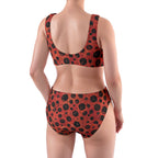 LuckeLadybug Women's Bikini with Stylish Pattern and Comfortable Fit for Summer Wear