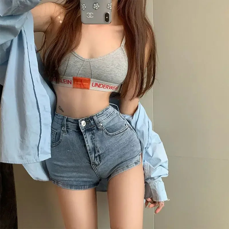 Womens Denim Booty Shorts For Summer Style