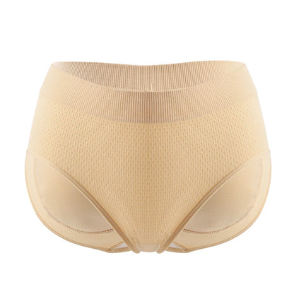 LuckeLadybug LLC women's hip lifting panties in beige for comfortable and stylish wear