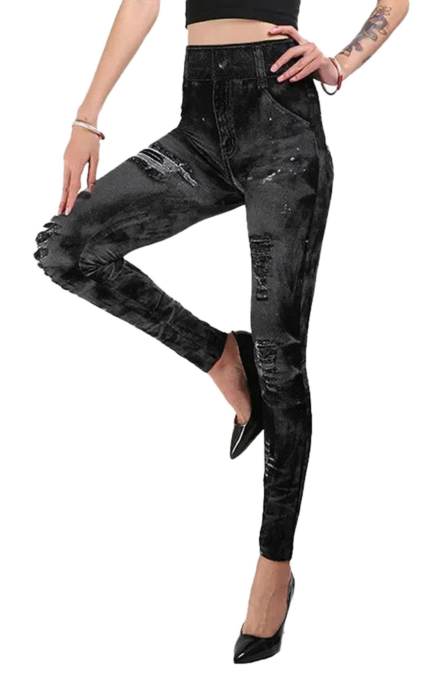 Womens Imitation Jeans Leggings Collection