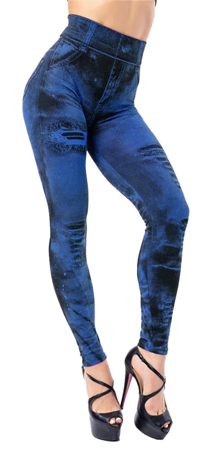 Womens Imitation Jeans Leggings Collection