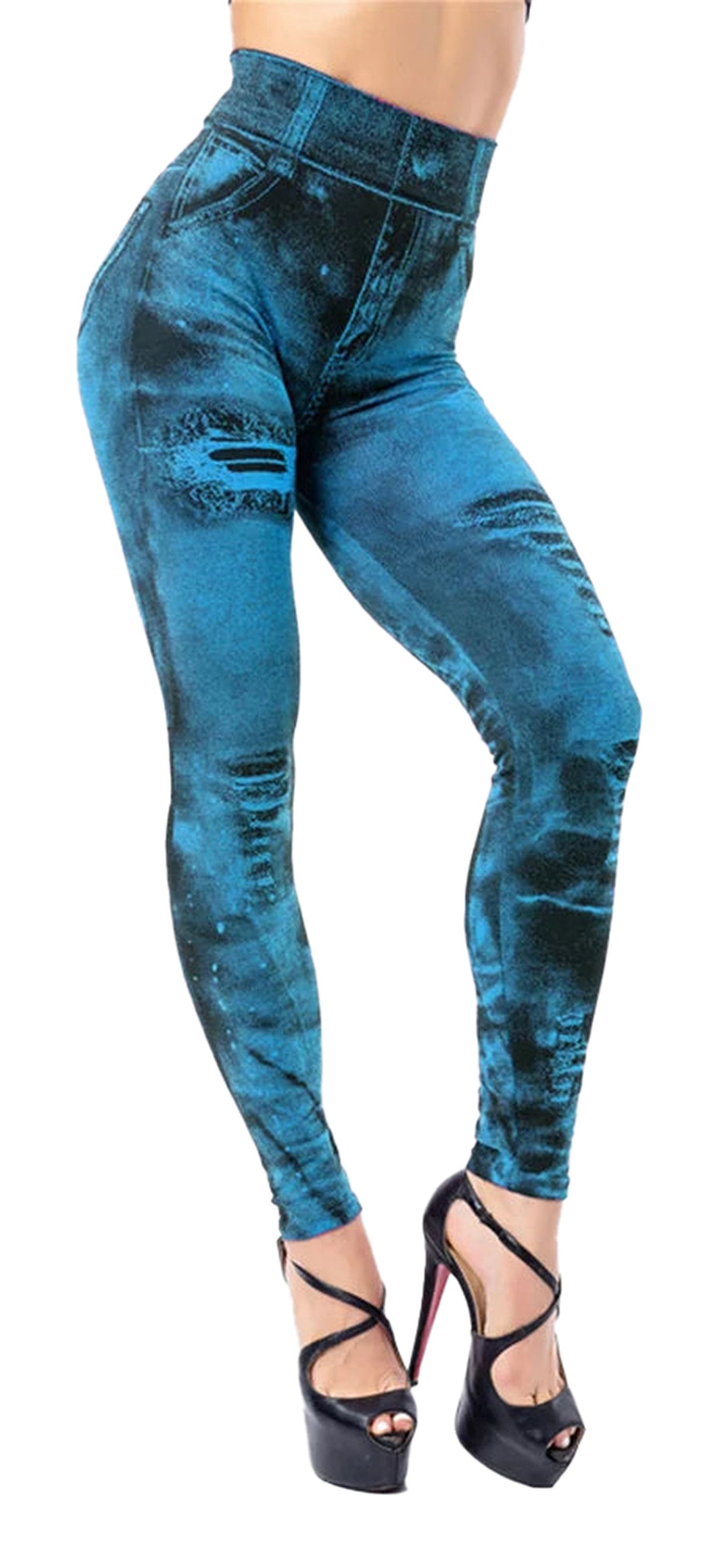 Womens Imitation Jeans Leggings Collection