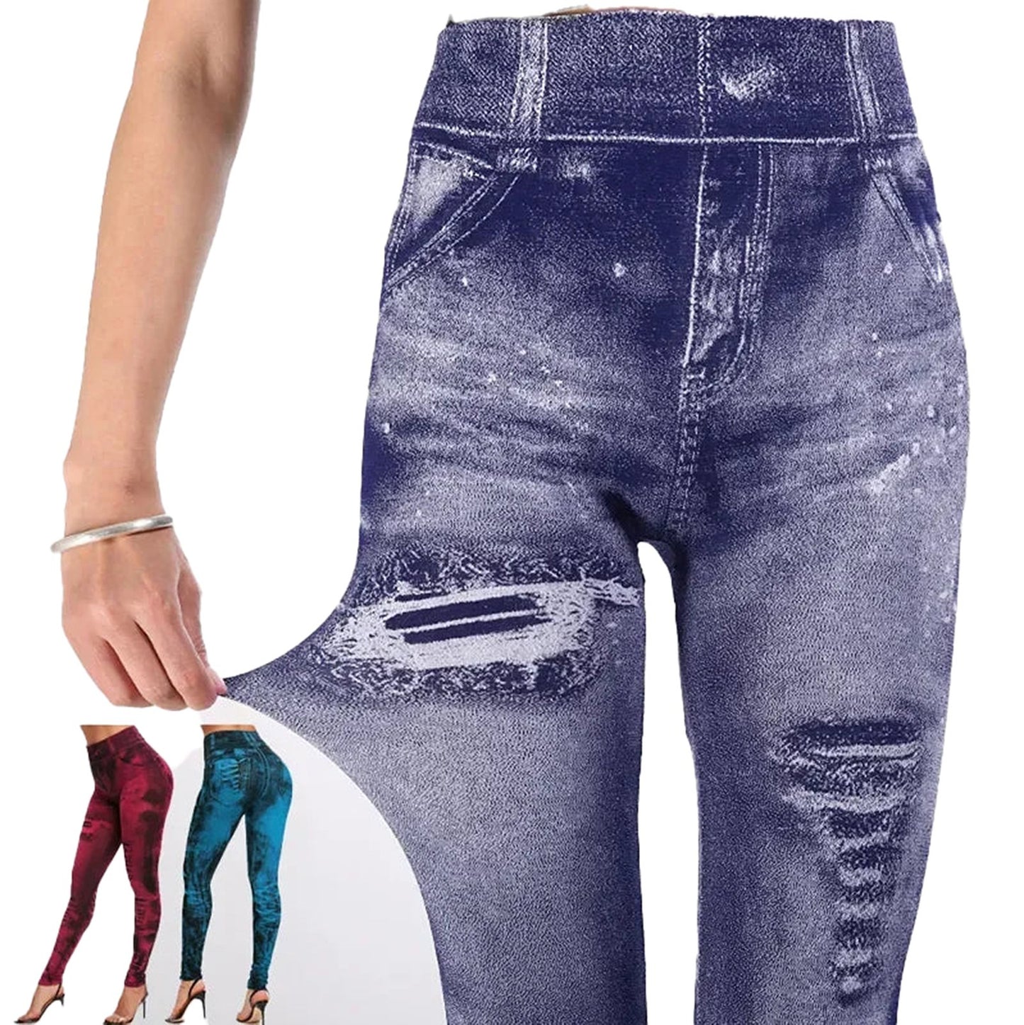 Womens Imitation Jeans Leggings Collection