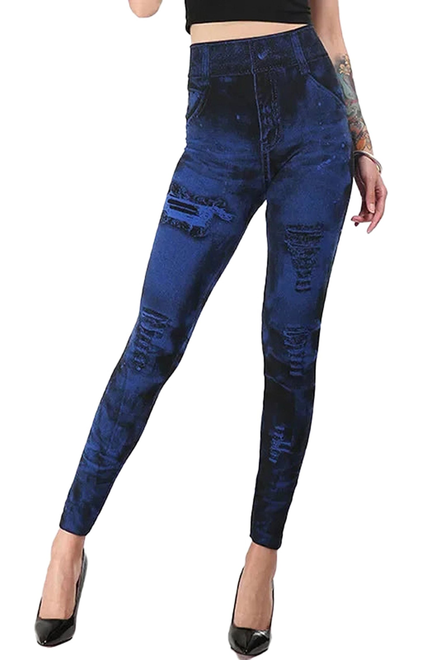Womens Imitation Jeans Leggings Collection