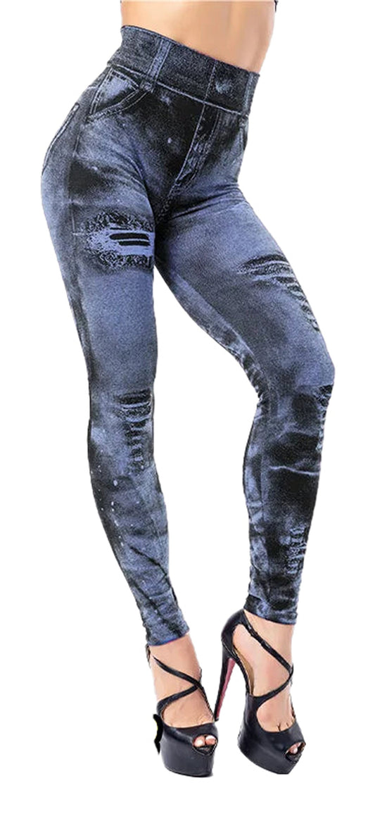 Womens Imitation Jeans Leggings Collection