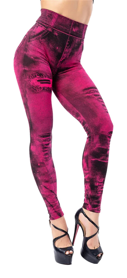 Womens Imitation Jeans Leggings Collection