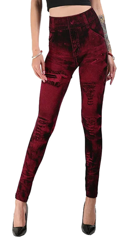 Womens Imitation Jeans Leggings Collection
