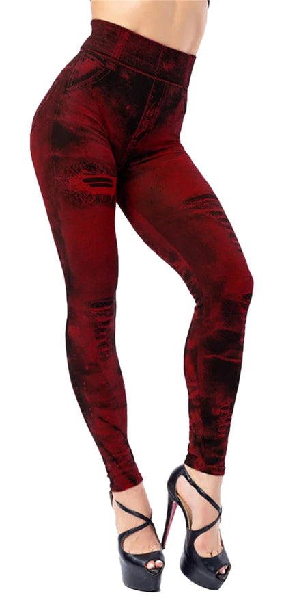 Womens Imitation Jeans Leggings Collection