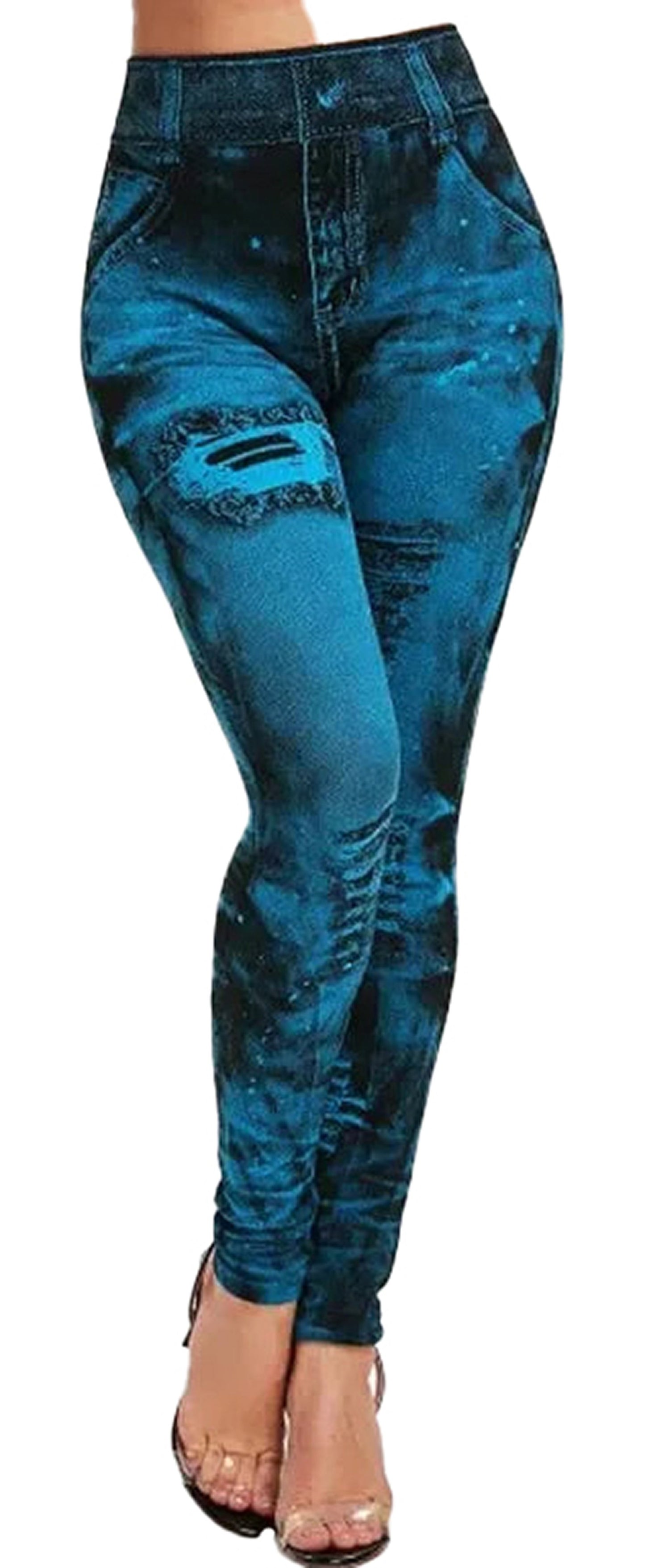Womens Imitation Jeans Leggings Collection