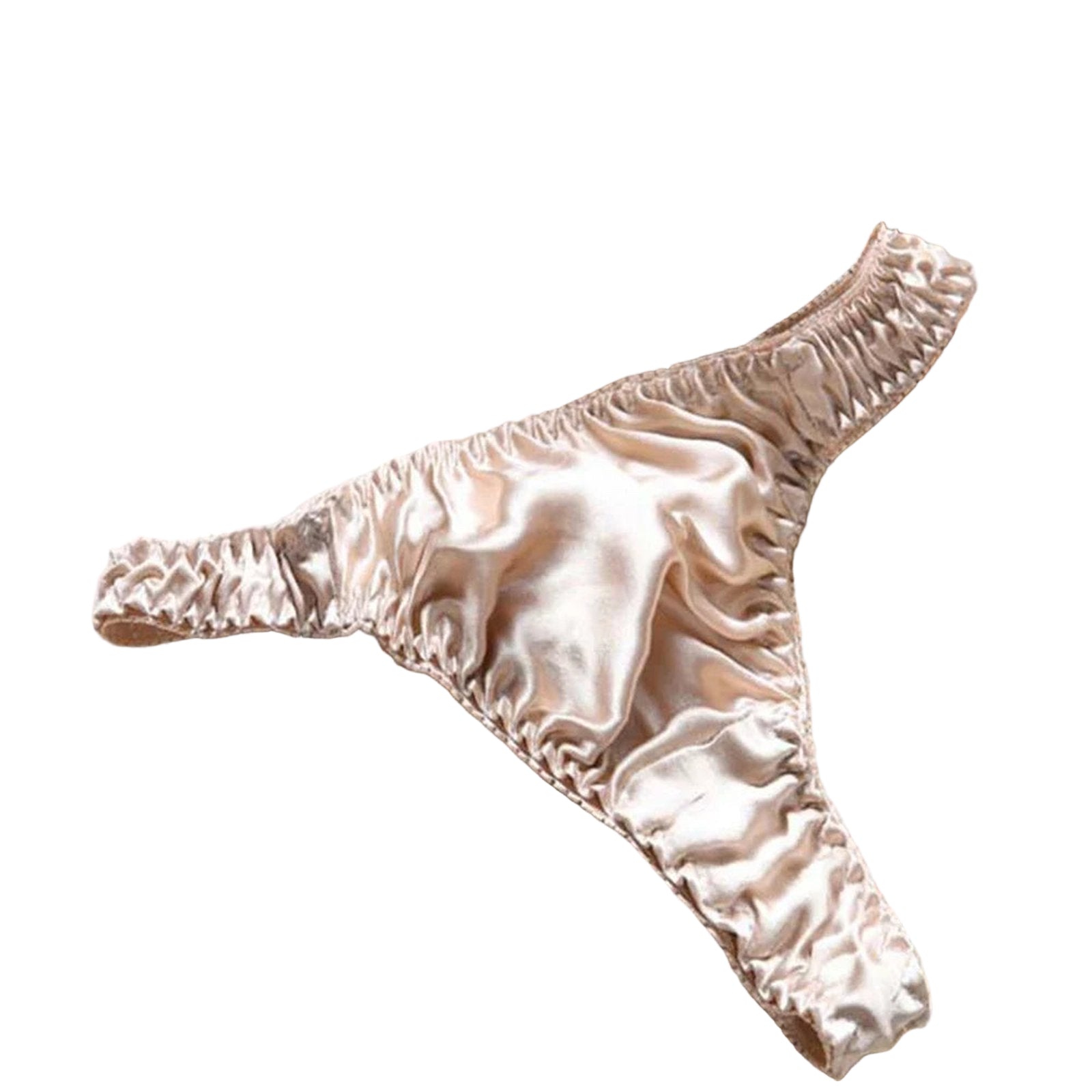 LuckeLadybug women's low waisted thongs in soft satin material for comfort and style