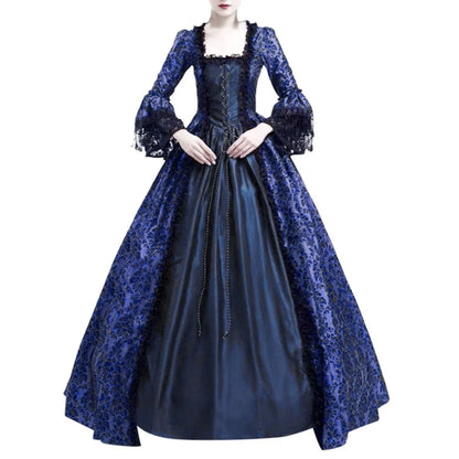 Womens Medieval Cosplay Dress Corset Style