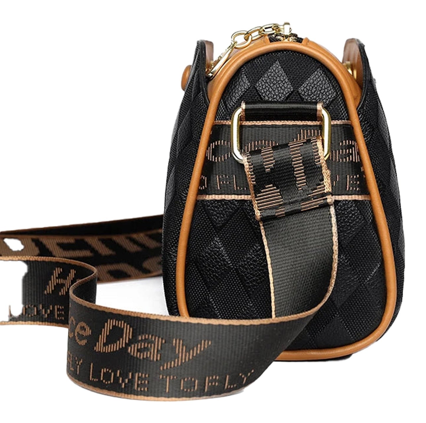 LuckeLadybug women's shoulder bag small satchel with stylish design and adjustable strap