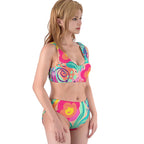 LuckeLadybug Women's Swimwear One Piece in colorful floral design for stylish beach days