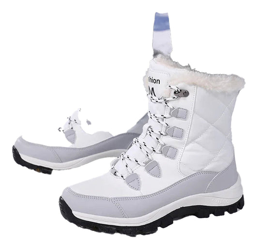 LuckeLadybug LLC women's waterproof snow boots with fur lining and durable outsole for winter comfort
