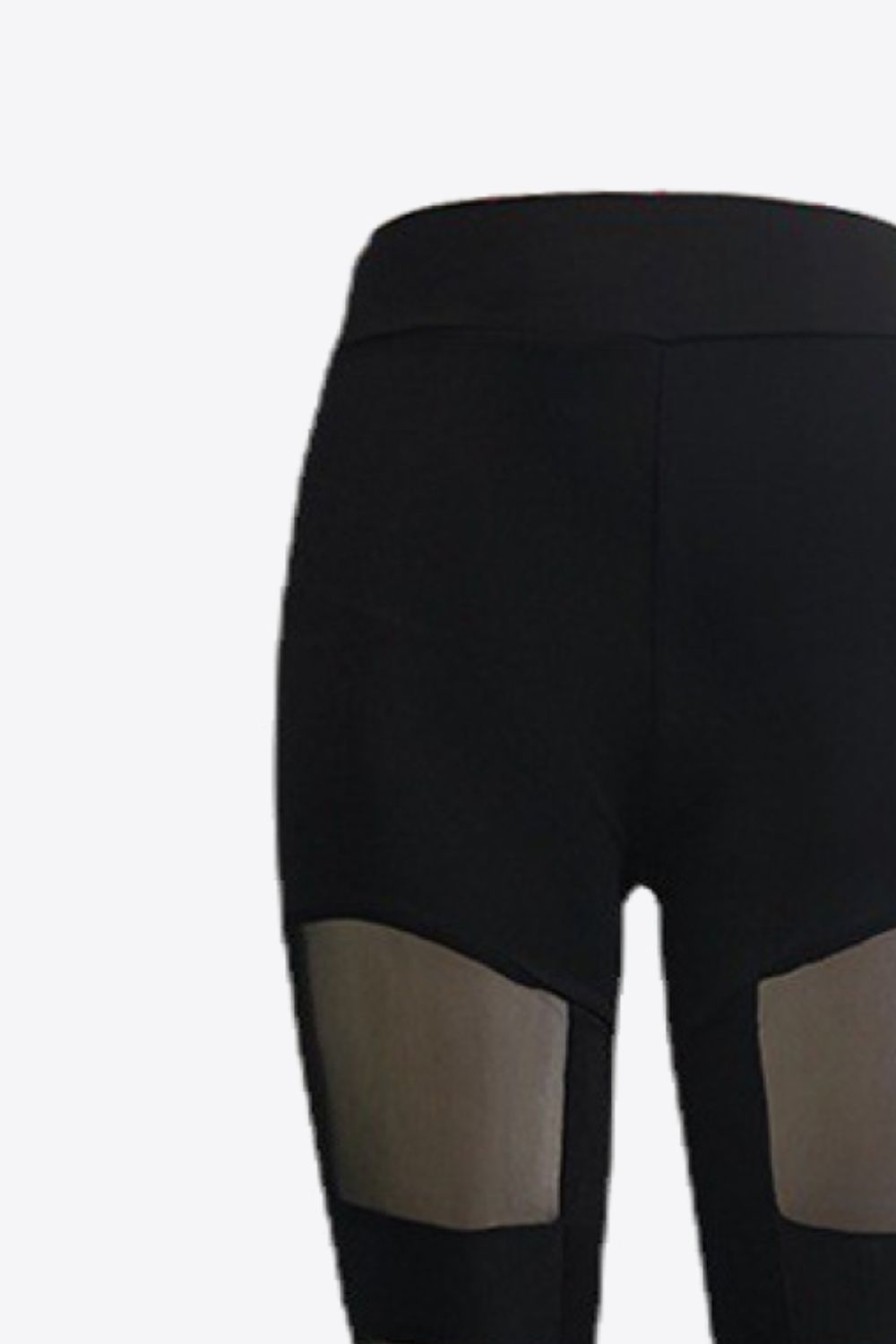 Black LuckeLAdybug LLC workout leggings leggings with stylish mesh panels for comfort and performance