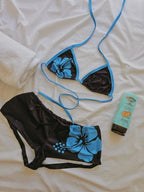 Y2K Bikini with Floral Design
